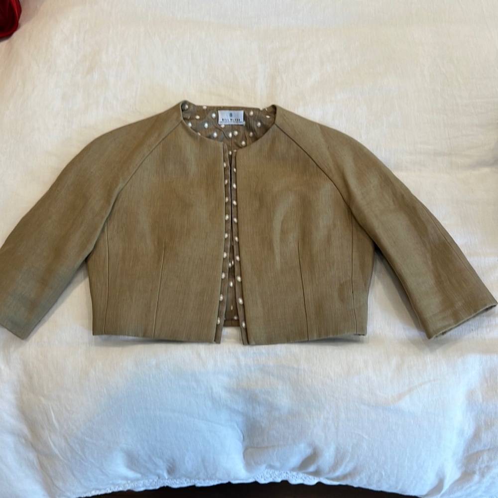 Bill Blass cropped jacket